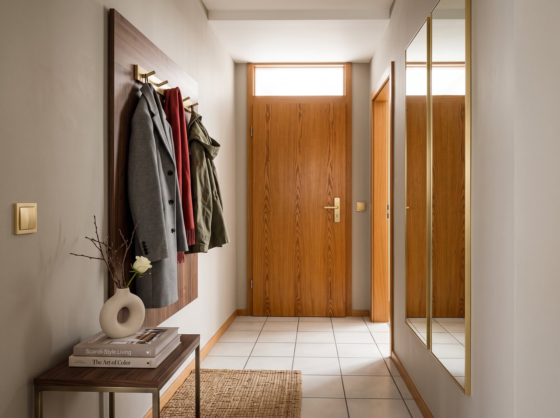 Flur mit Garderobe